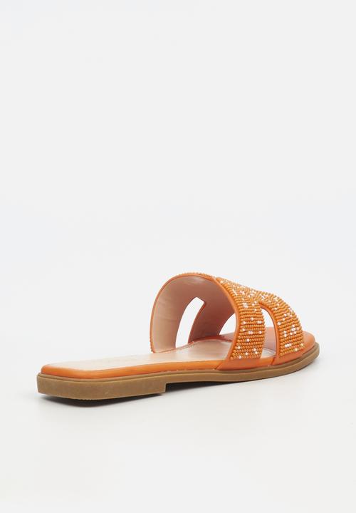 Miss Black - Syrup 3 slip-on - orange