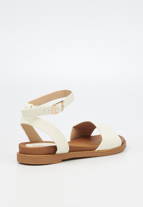 Butterfly Feet - Ellie 1 ankle strap - white