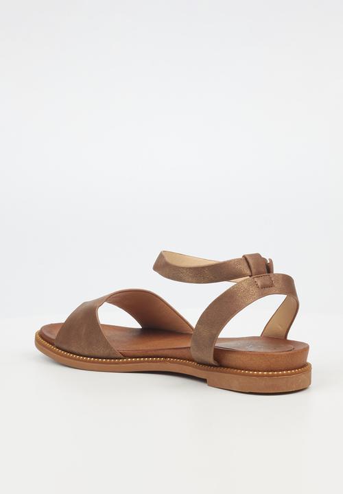 Butterfly Feet - Ellie 3 ankle strap - bronze