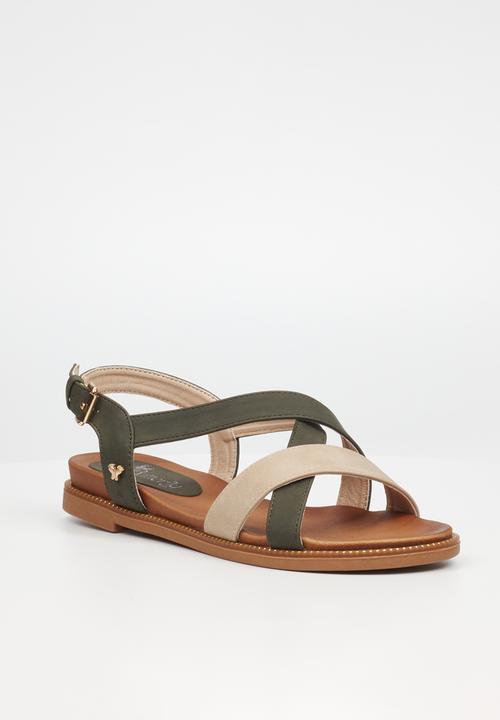 Butterfly Feet - Ellie 9 ankle strap - olive