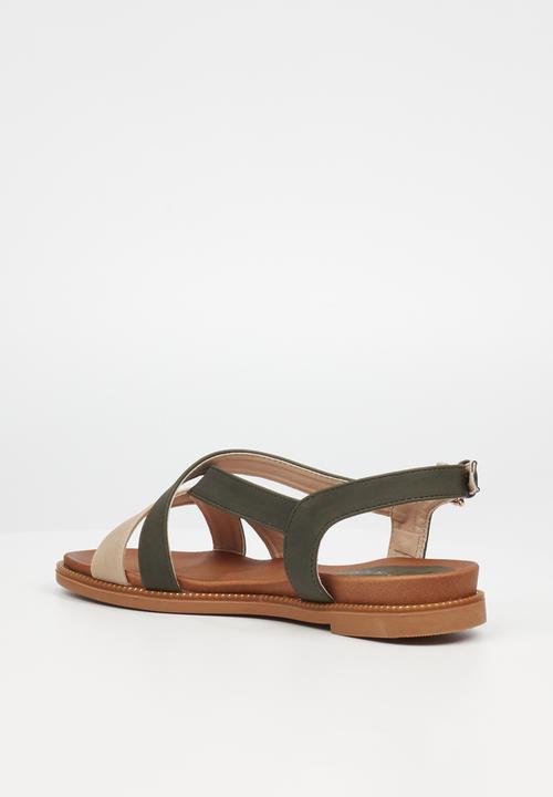 Butterfly Feet - Ellie 9 ankle strap - olive