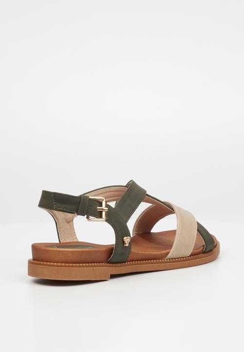 Butterfly Feet - Ellie 9 ankle strap - olive