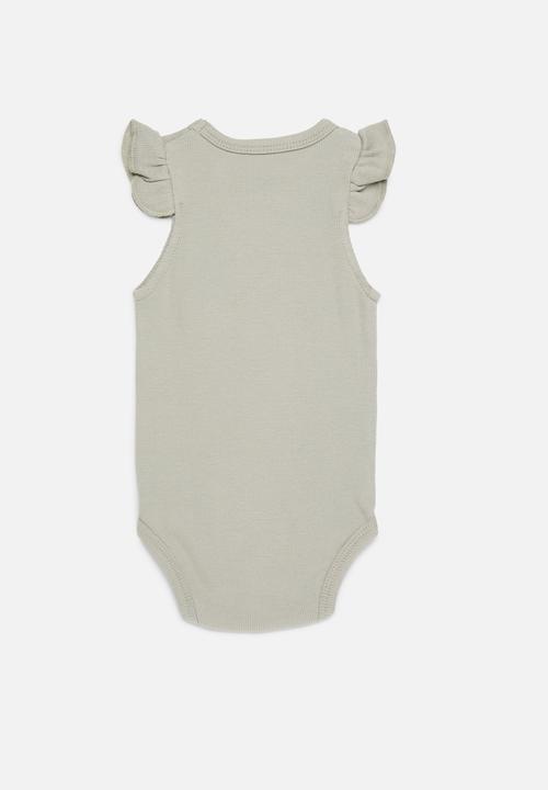 Pop Candy - Frilled bodysuit - grey