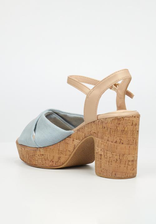 Butterfly Feet - Noella 1 block heel - blue