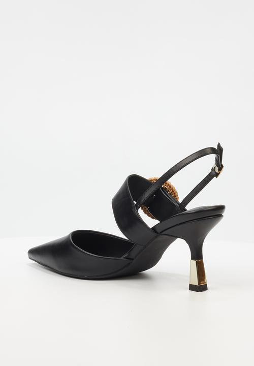 Butterfly Feet - Trinity 1 slingback - black