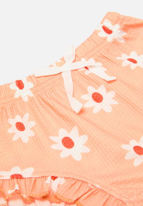 Pop Candy - Floral headband, bodyvest and short set - multi