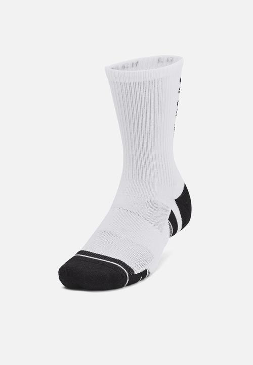 Under Armour - Ua perf tech nov 3pk crew regular -  white & black