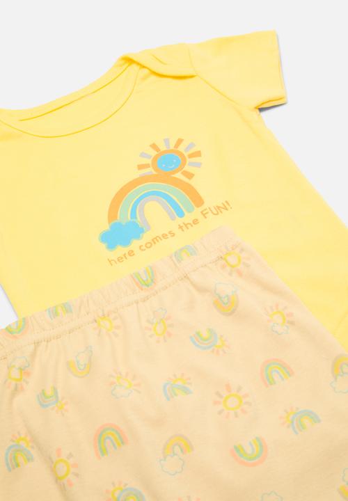 Pop Candy - Bodyvest legging & hat set - yellow