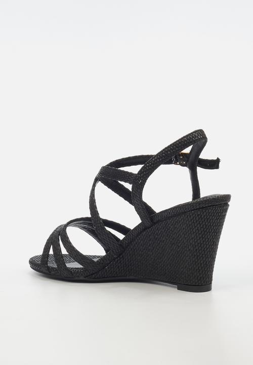 Butterfly Feet - Benita 1 wedge - black
