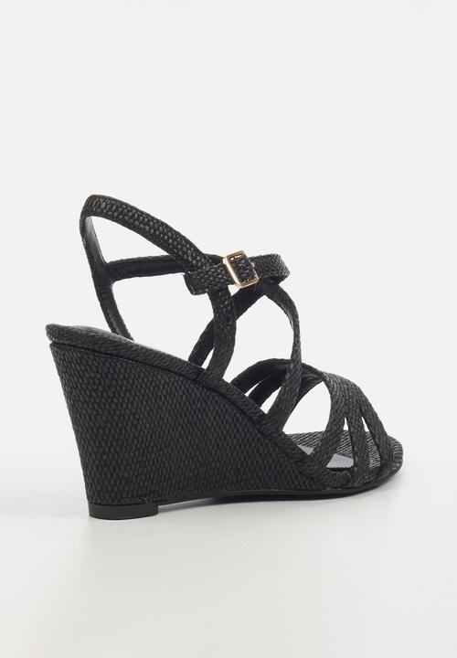 Butterfly Feet - Benita 1 wedge - black