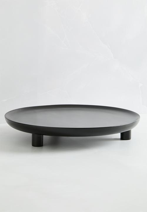 Sixth Floor - Wooden Standing Tray - Black
