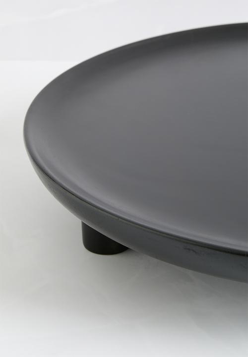 Sixth Floor - Wooden Standing Tray - Black