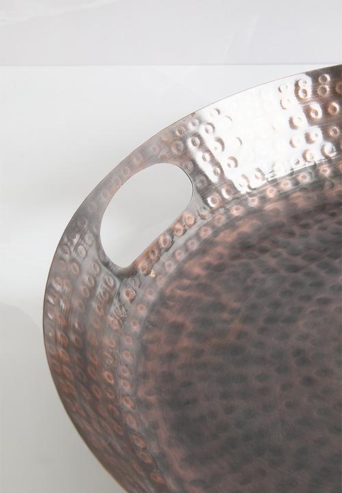 Sixth Floor - Textured Tray - Gunmetal
