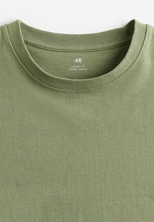 H&M - Loose fit t-shirt - green