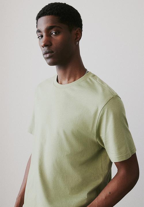 H&M - Regular fit t-shirt - khaki green