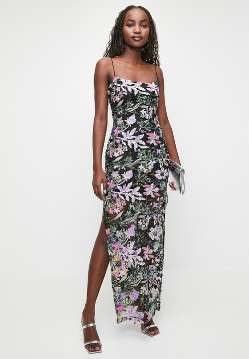 SISSY BOY - Give My All: Basic Glam Maxi Dress - Black