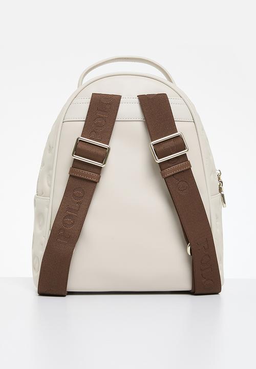 POLO - Luna backpack bag - ecru