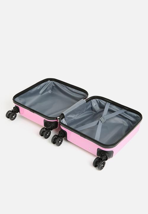 Pop Candy - Cat print trolley bag - pink