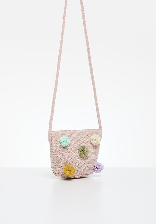 Pop Candy - Pom pom décor straw hat - pink