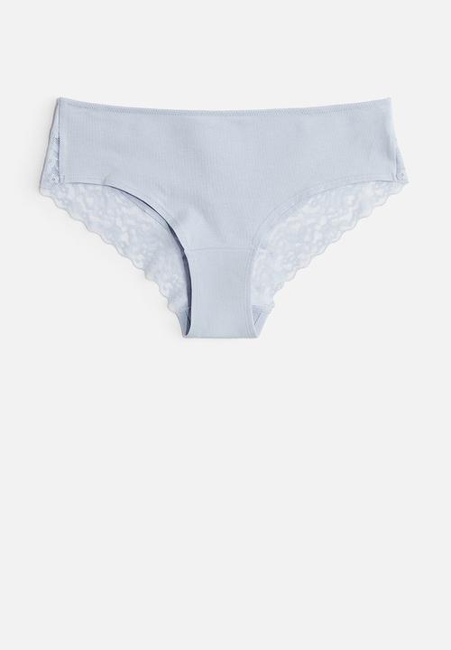H&M - 5-Pack hipster briefs - pale beige/navy blue