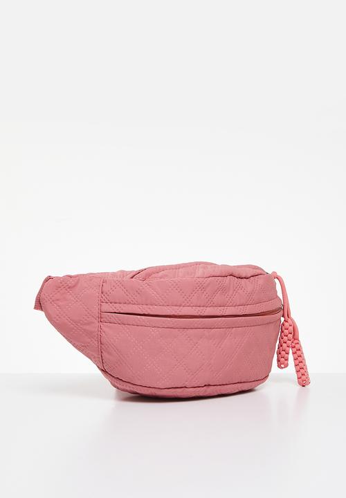 Pop Candy - Quilted moon bag - pink