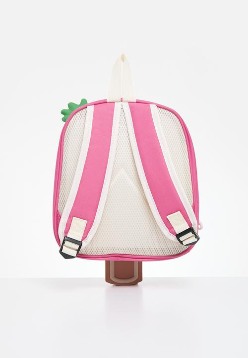 Pop Candy - Novelty back pack - pink & ecru