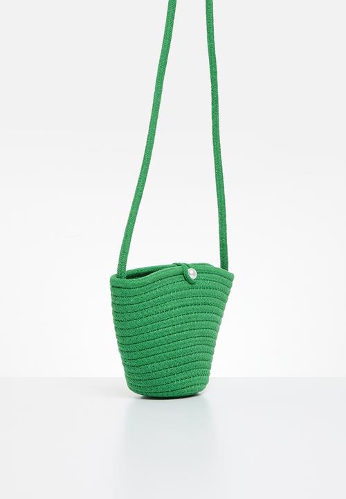 Pop Candy - Woven shoulder bag - green