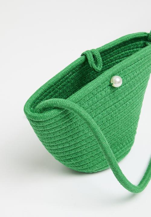 Pop Candy - Woven shoulder bag - green