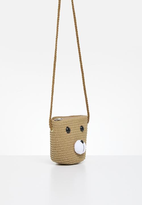 Pop Candy - Novelty straw bag - brown