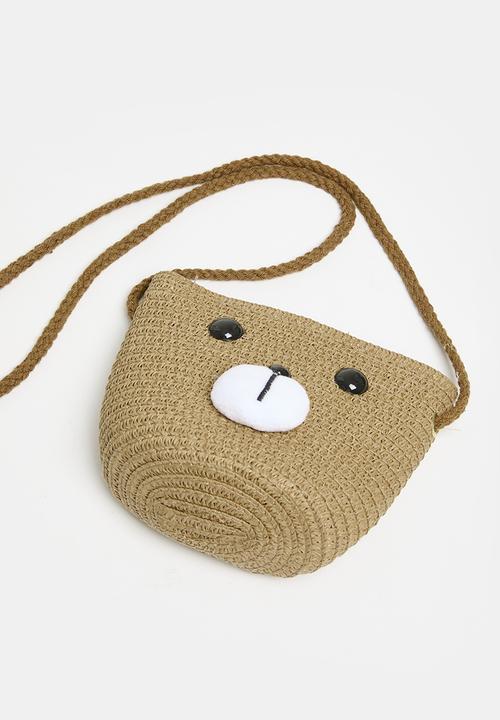 Pop Candy - Novelty straw bag - brown