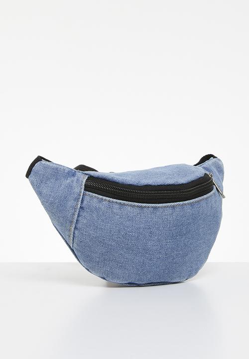 Pop Candy - Denim moonbag - stonewash