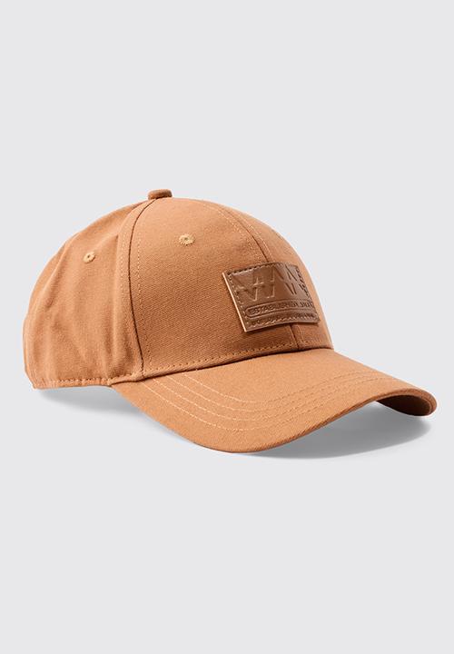 boohooMAN - Man PU Tab Cap - tan