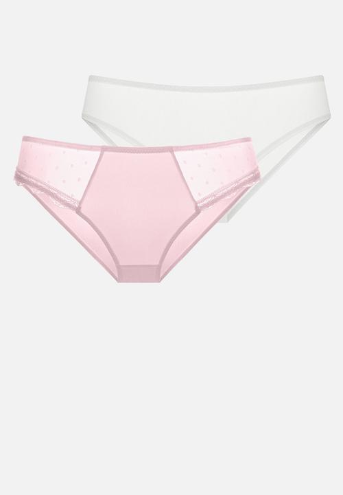 DORINA - Plus Jaylani 2pack brief- pink/ivory