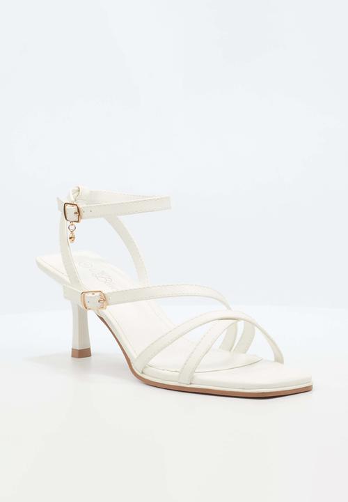 Miss Black - Gelato 1 midi heel - white