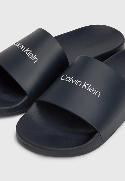 Calvin Klein - Pool slide rubber - navy