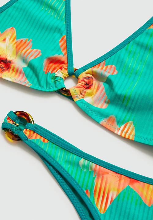 MANGO - Bikini bottom bodrum - green