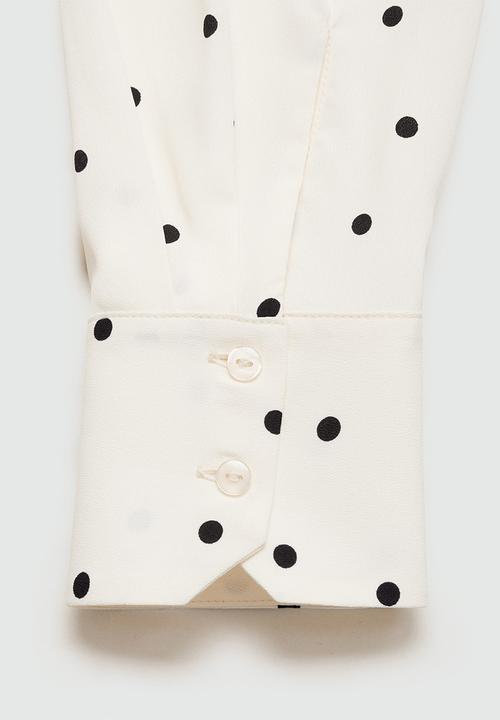 MANGO - Shirt basic - polka dot