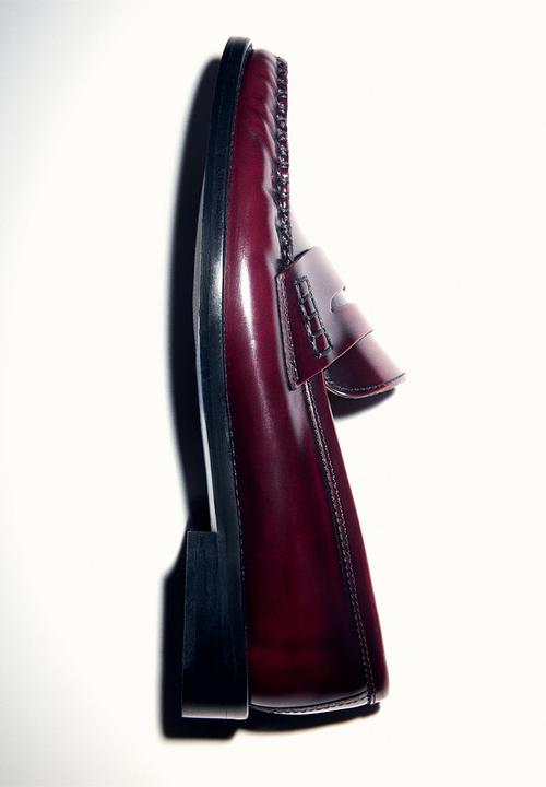 MANGO - Luisa loafer - dark red
