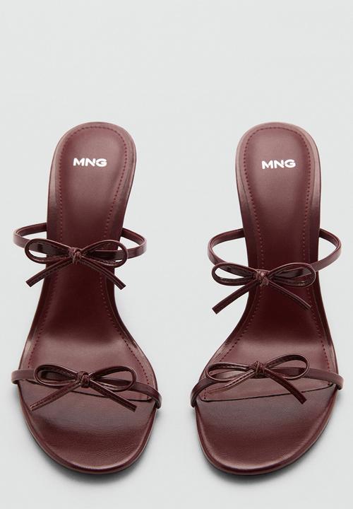 MANGO - Morla mule heel - dark red