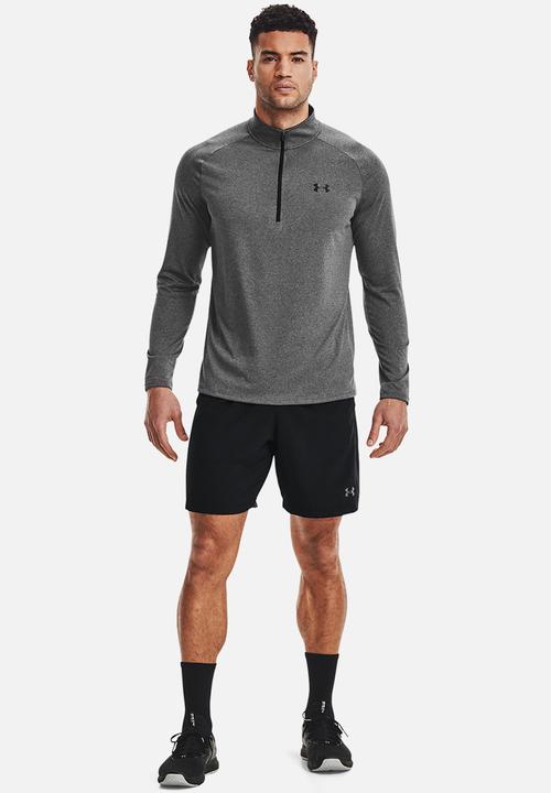 Under Armour - Ua tech 2.0 1/2 zip - carbon heather & black