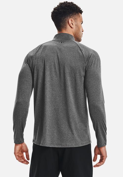 Under Armour - Ua tech 2.0 1/2 zip - carbon heather & black