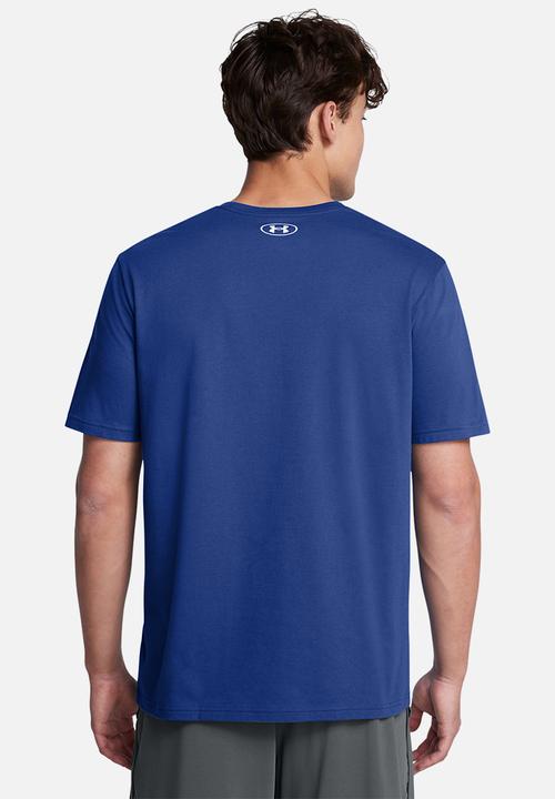Under Armour - Ua abc camo boxed logo ss - tech blue & white