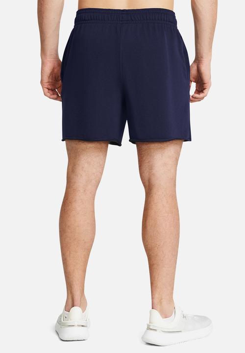 Under Armour - Ua rival terry 6in short - midnight navy & onyx white