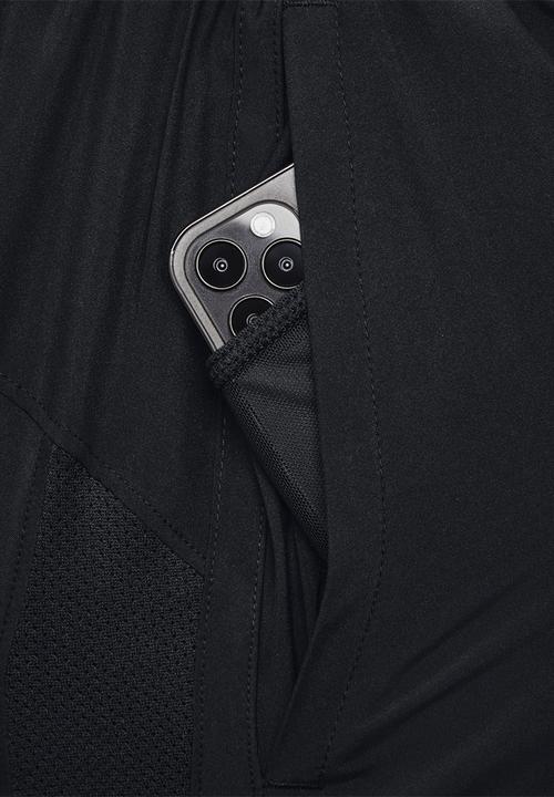 Under Armour - UUa launch 5'' shorts - black & reflective