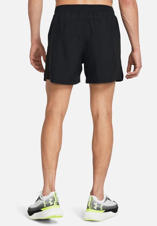 Under Armour - UUa launch 5'' shorts - black & reflective