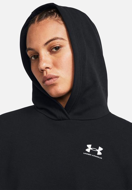 Under Armour - Ua rival terry os hoodie - black & white