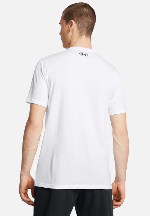 Under Armour - UA Project Rock  payoff graphc ss tee - white & black
