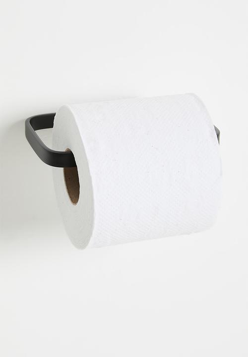 Sixth Floor - Silo Toilet Roll Holder - black