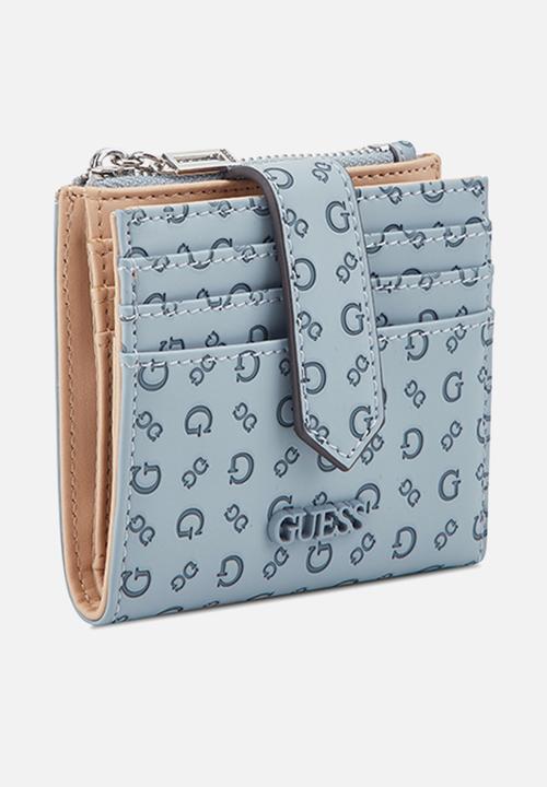 GUESS - Niko slg card case- sky