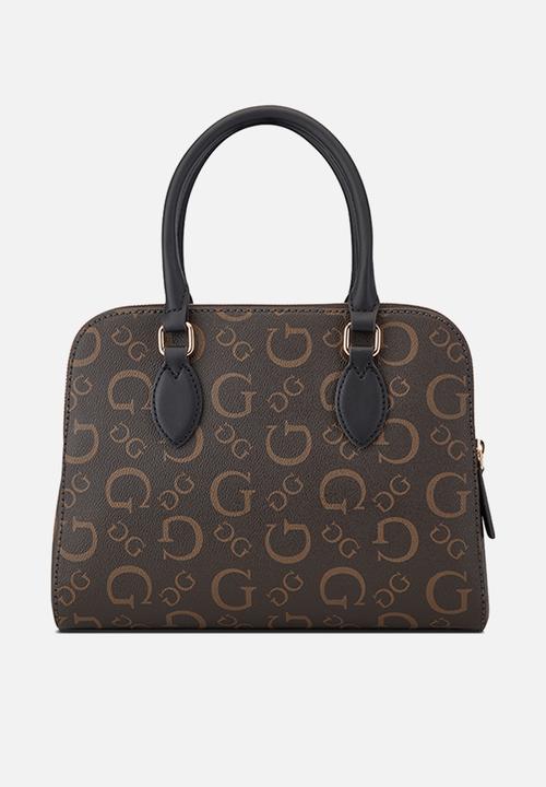 GUESS - Delphina satchel - brown